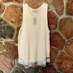 ⭐️ Host pic! ⭐️LOFT new with tag sleeveless knit top.